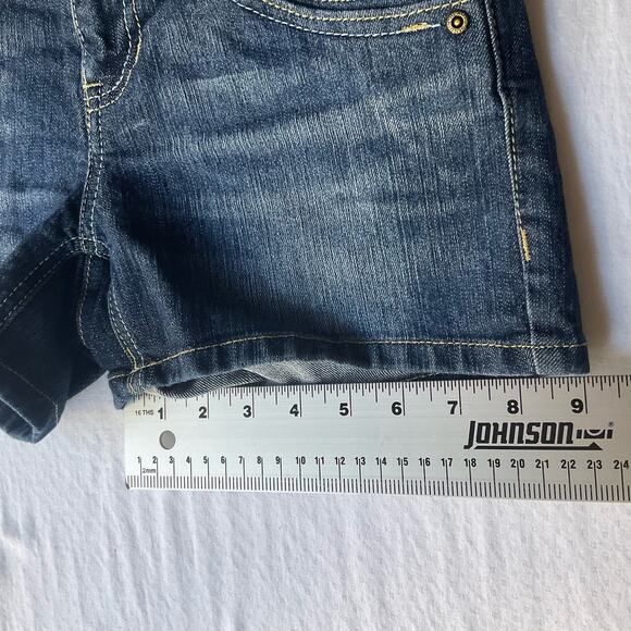 Sequin Heart Women’s Denim Short Shorts size 1 (XS), Jeans Blue - Picture 3 of 9